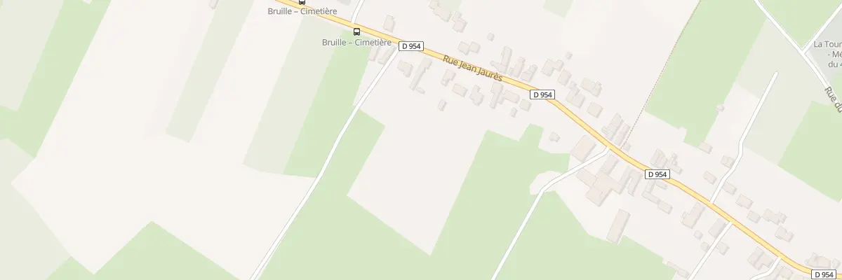Plan du 603 Rue Jean Jaurès à Bruille-Saint-Amand