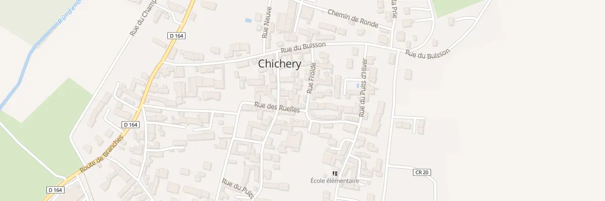Plan du 6 Rue Froide à Chichery