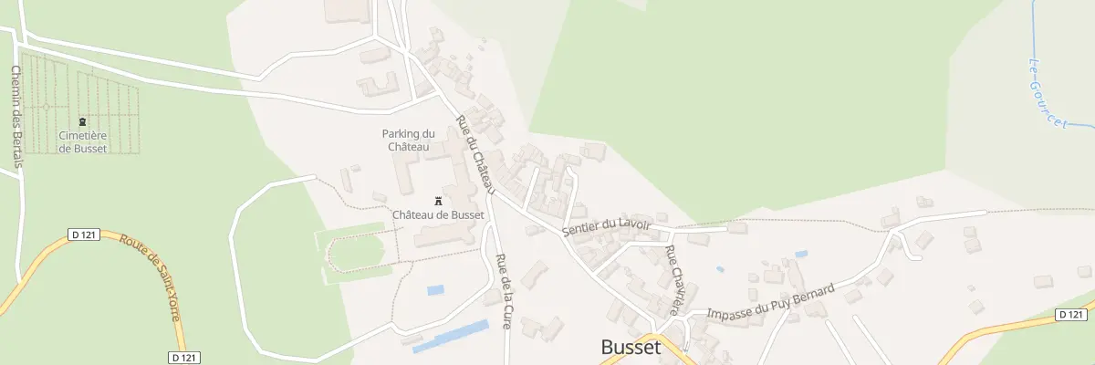 Plan du 2 Imp du Pigeonnier à Busset