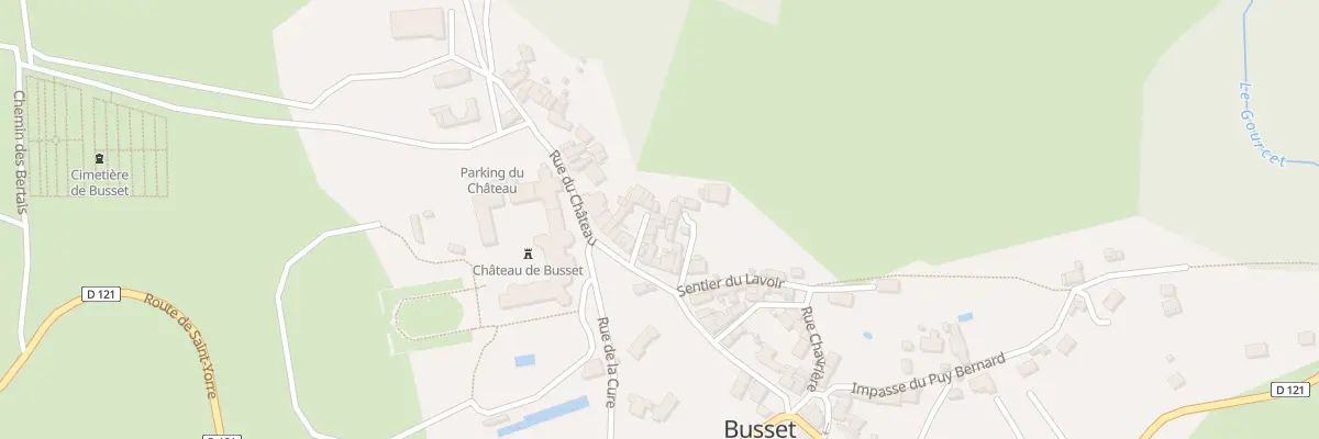 Plan du 4 Imp du Pigeonnier à Busset