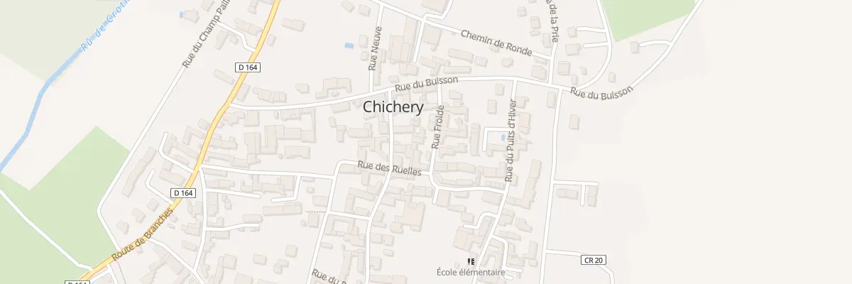 Plan du 4 Rue Froide à Chichery