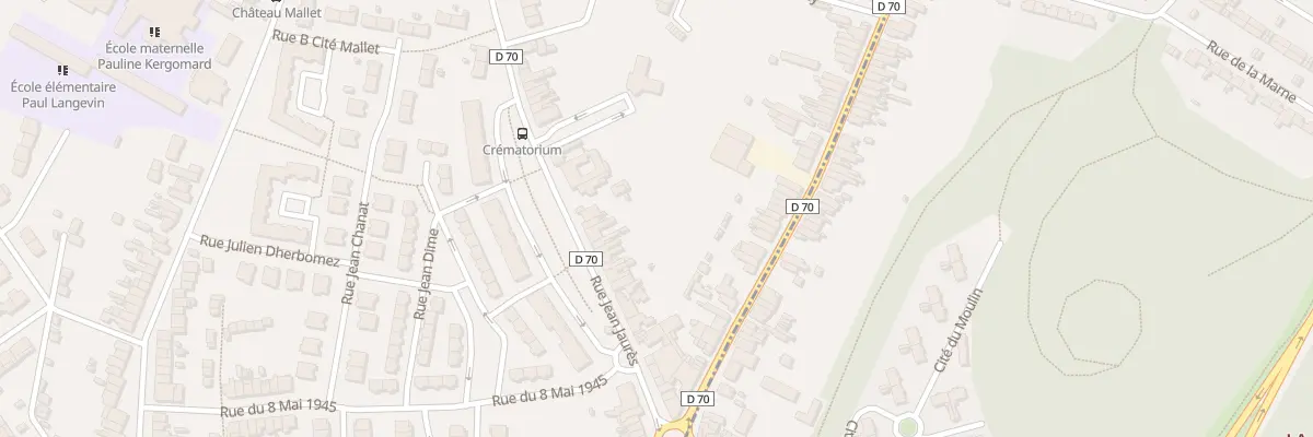 Plan du 126 Rue Jean Jaurès à Beuvrages