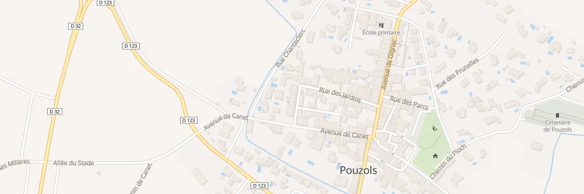 Plan du 3 Rue Saint Amans à Pouzols