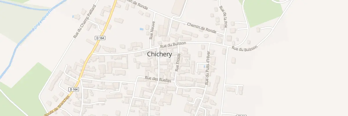 Plan du 2 Rue Froide à Chichery