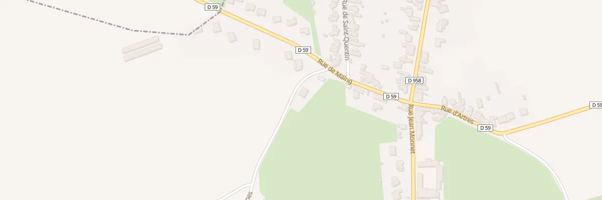 Plan du 61 Rue des Aubepines à Quérénaing