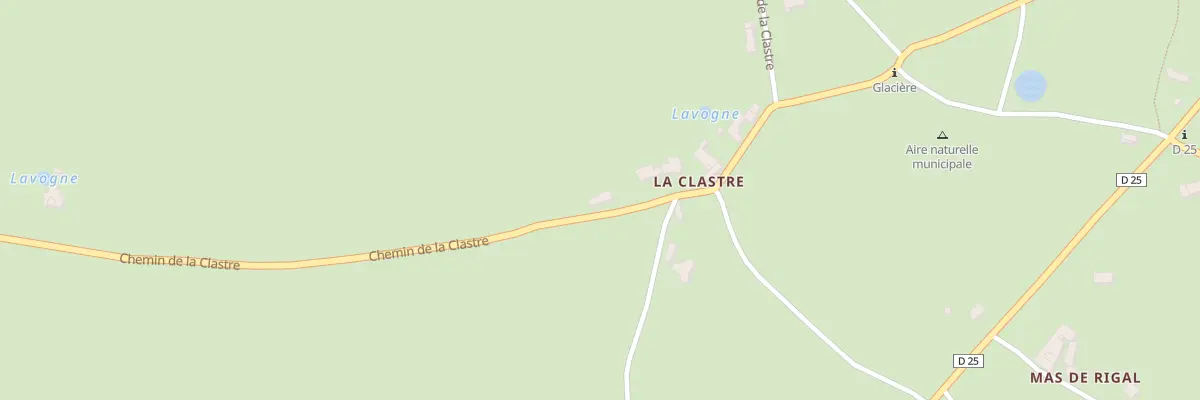 Plan du 390 Chem de La Clastre à Saint-Maurice-Navacelles