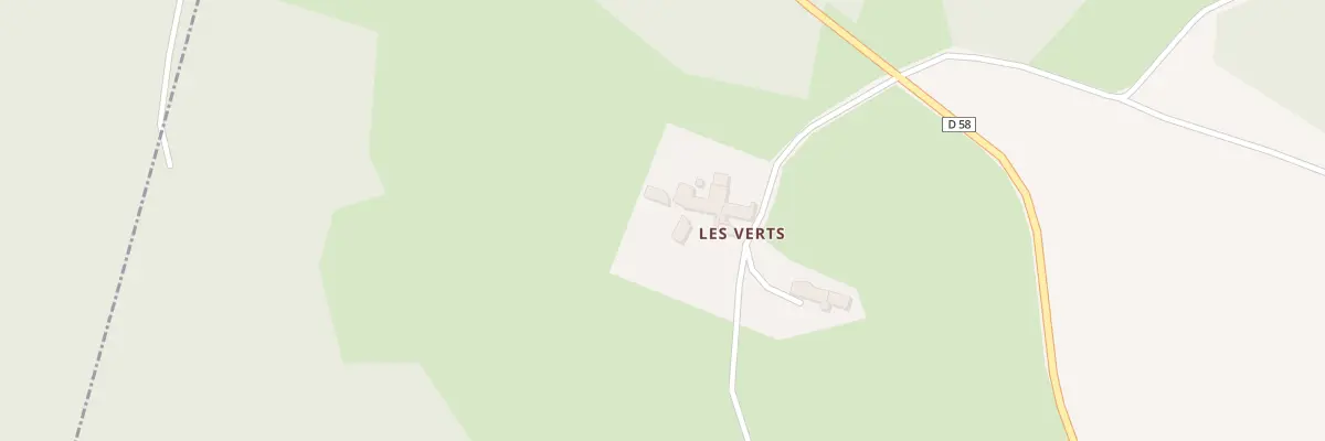 Plan du 5072 Les Verts à Échandelys