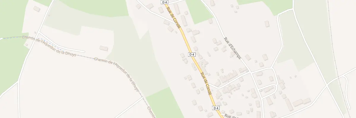 Plan du 4C Rue de Condé à Crézancy