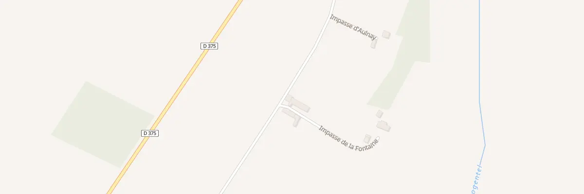 Plan du 1 Imp de la Fontaine à Neuvy