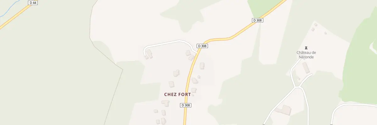 Plan du 4 Chez Fort à Néronde-sur-Dore