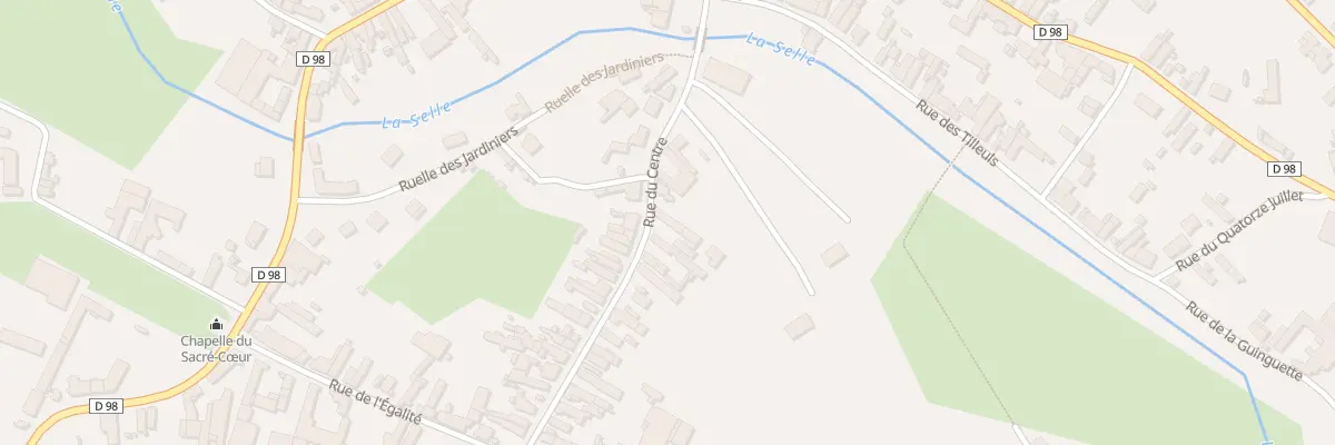 Plan du 9 Rue du Centre à Neuvilly