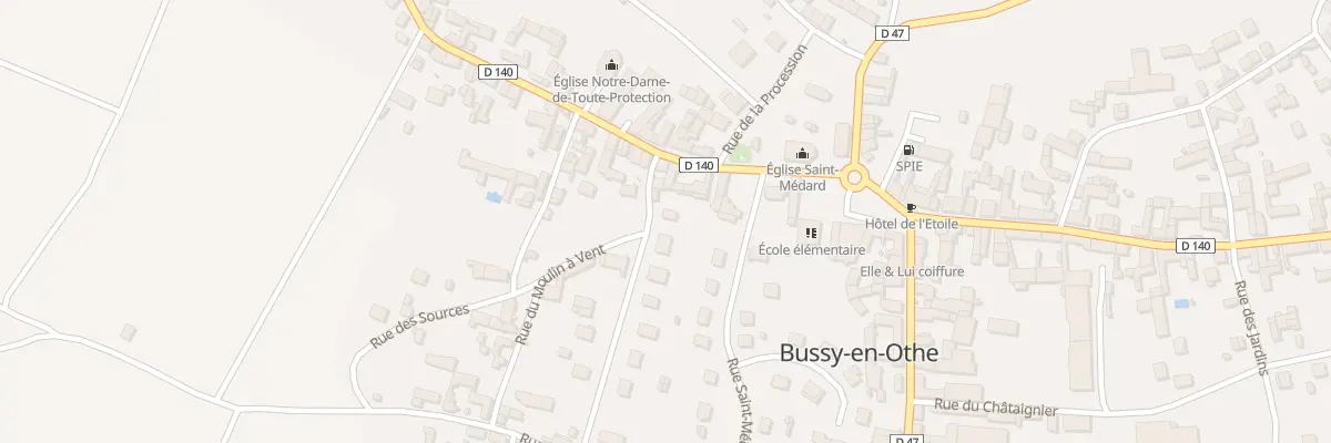 Plan du 4 Rue du Moulin à Vent à Bussy-en-Othe