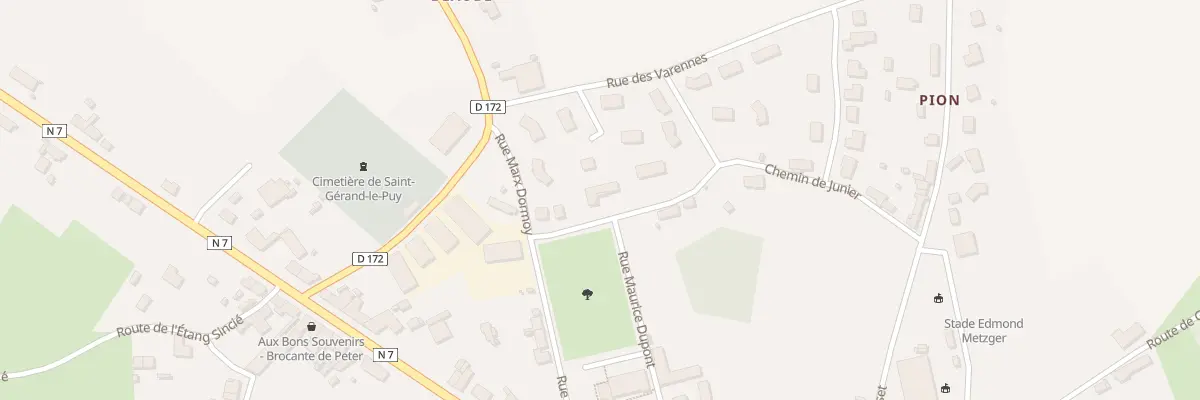 Plan du 1 Che de Junier à Saint-Gérand-le-Puy