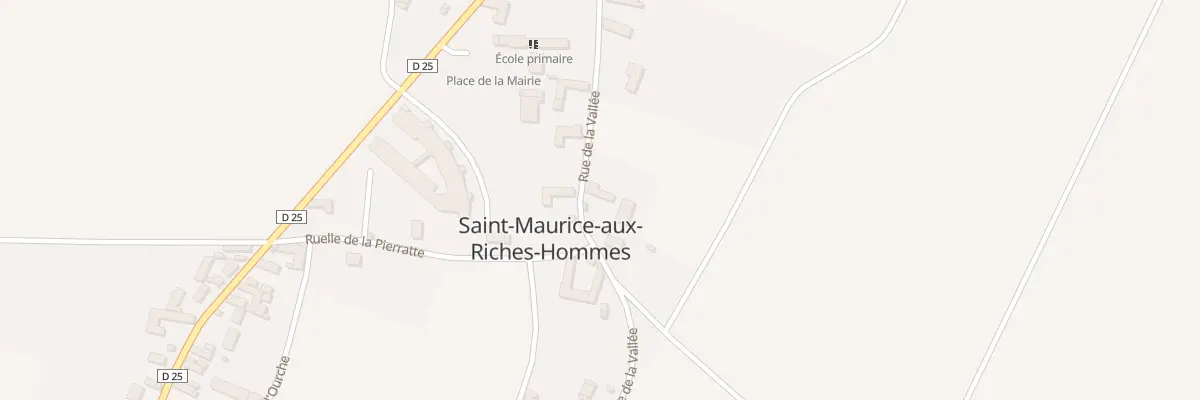 Plan du 7 Rue de la Vallée à Saint-Maurice-aux-Riches-Hommes