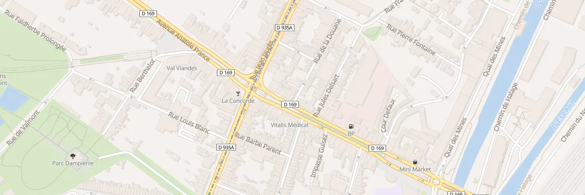 Plan du 48 Av de Saint-amand à Valenciennes
