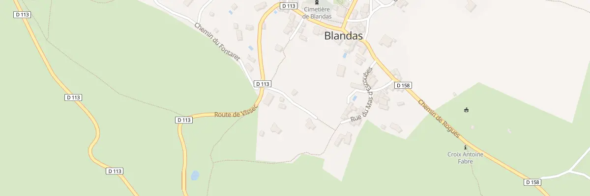 Plan du 43 Che Piet Lat à Blandas