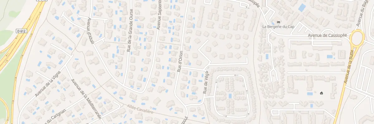 Plan du 19 Rue d’Orion à Agde