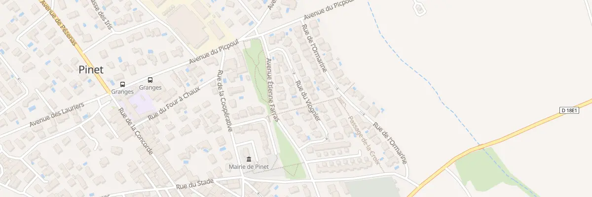 Plan du 12 Rue du Viognier à Pinet