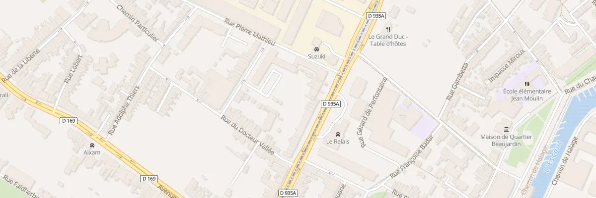 Plan du 38 Rue Jean Jaures à Anzin