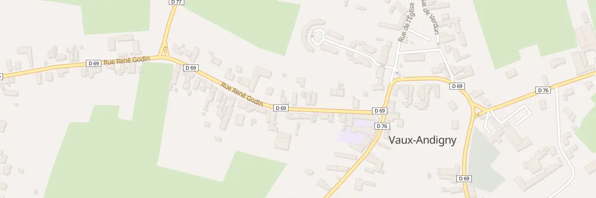 Plan du 9 Rue René Godin à Vaux-Andigny