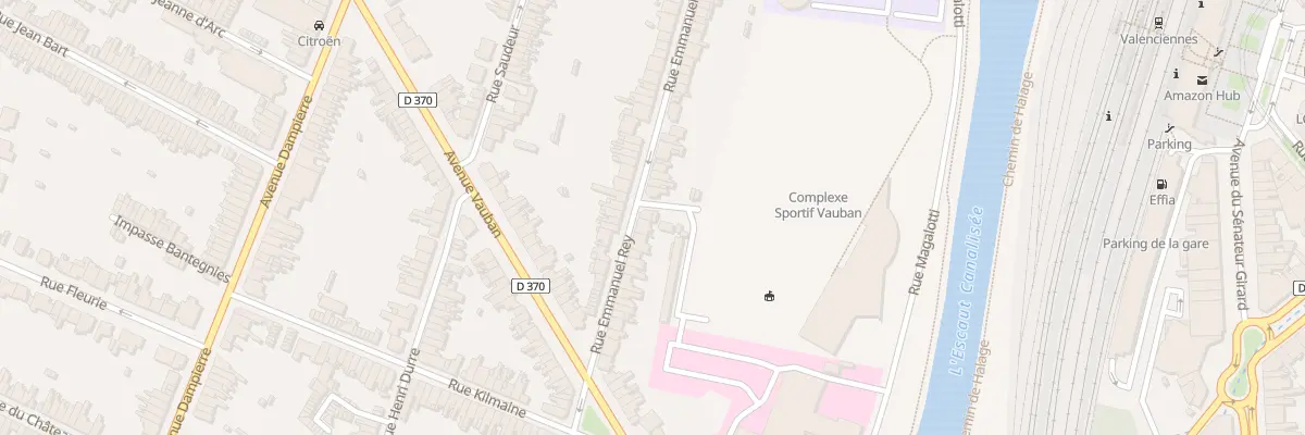 Plan du 107 Rue Emmanuel Rey à Valenciennes