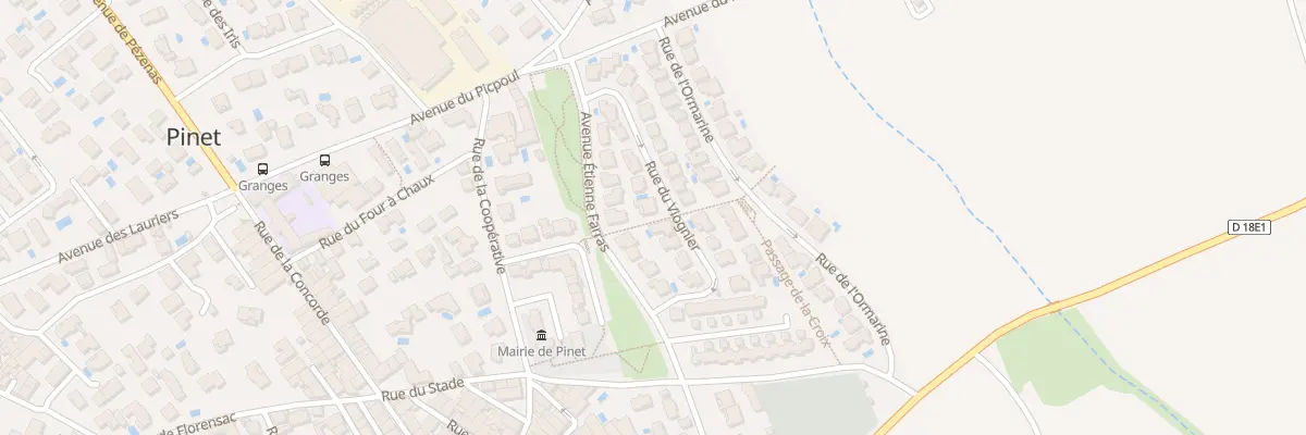 Plan du 10 Rue du Viognier à Pinet