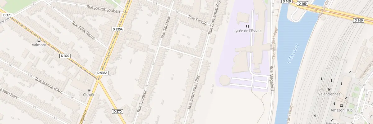 Plan du 58 Rue Emmanuel Rey à Valenciennes