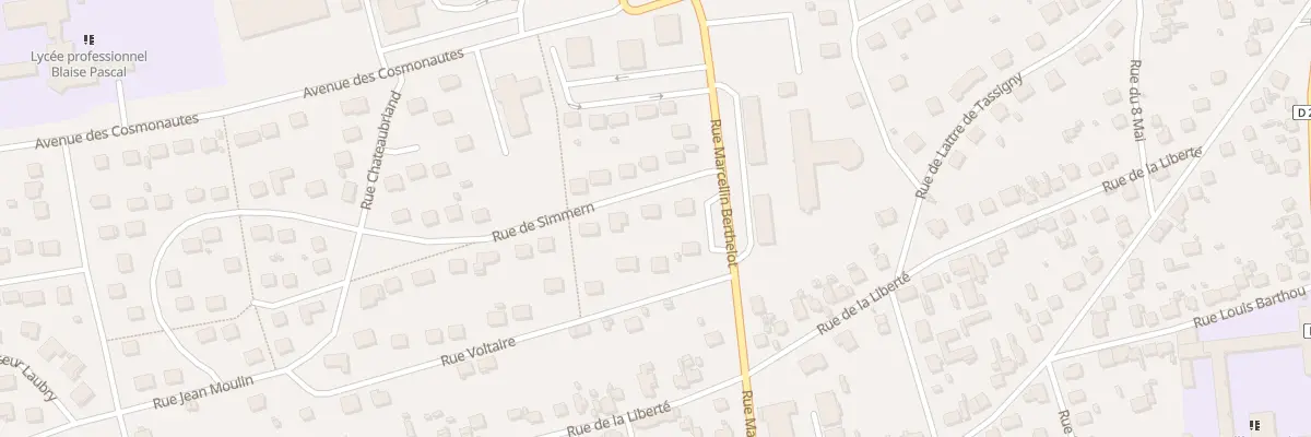 Plan du 3 Rue de Simmern à Migennes