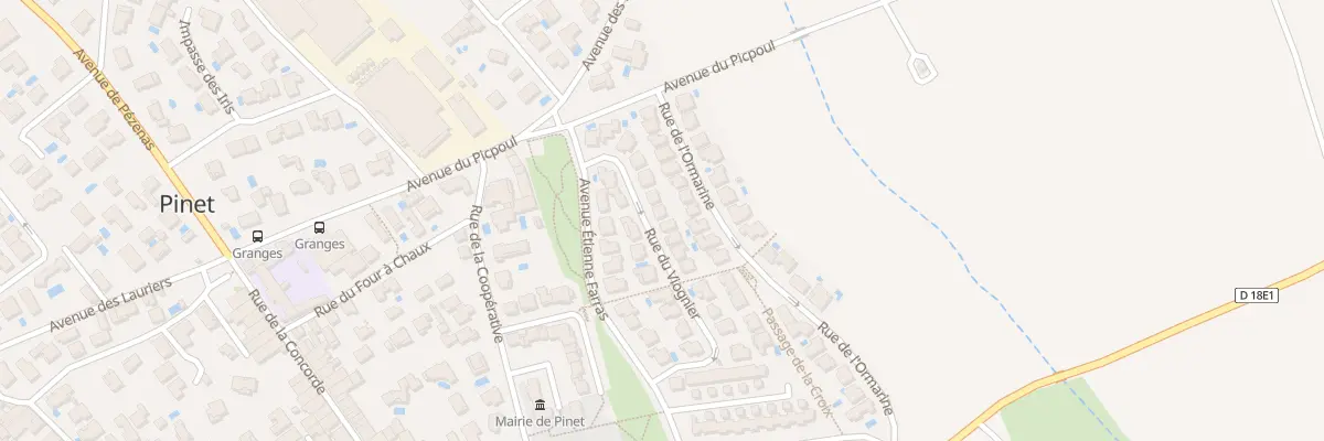 Plan du 19 Rue du Viognier à Pinet