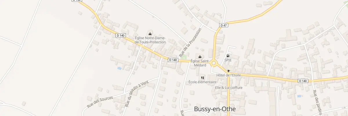Plan du 1 Rue de la Forêt à Bussy-en-Othe