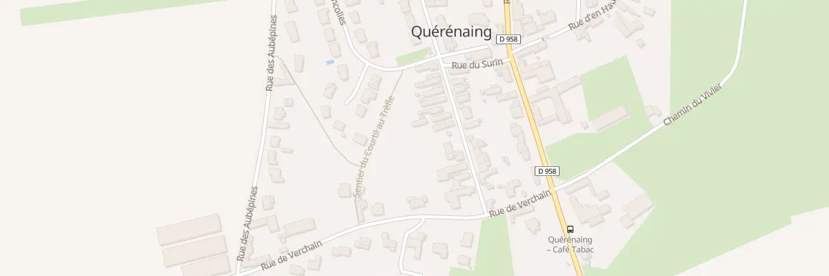 Plan du 11 Rue Neuve à Quérénaing
