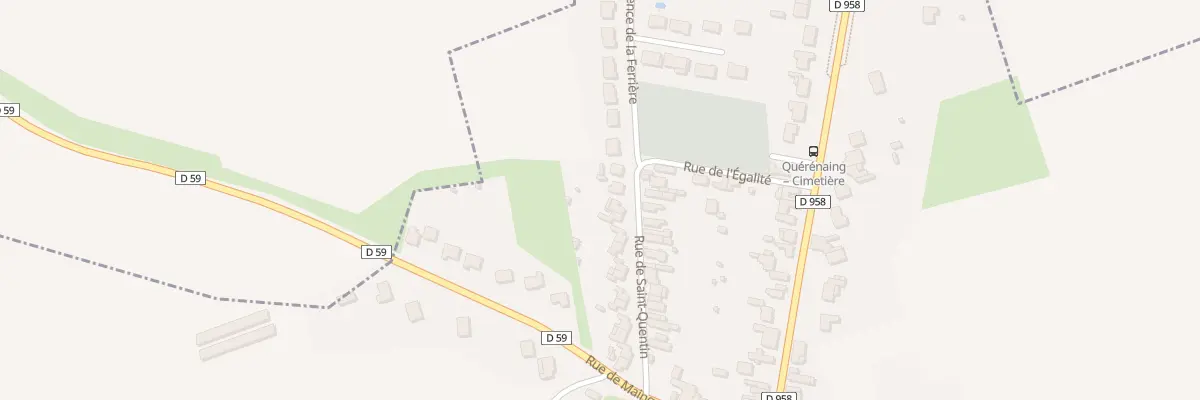 Plan du 24 Rue de Saint Quentin à Quérénaing