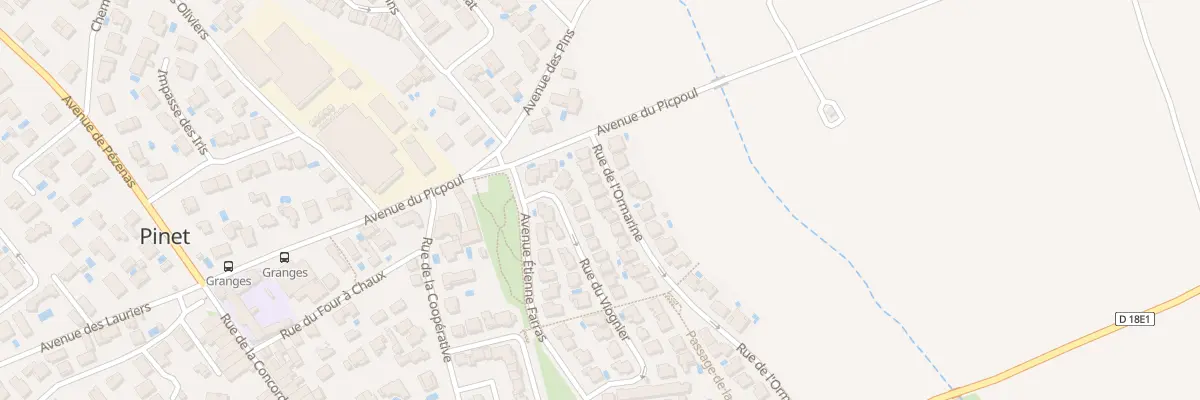 Plan du 30 Rue de l’Ormarine à Pinet