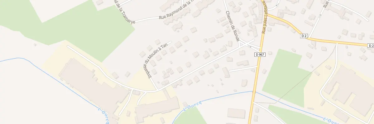 Plan du 14 Rue du Moulin à Tan à Fère-en-Tardenois