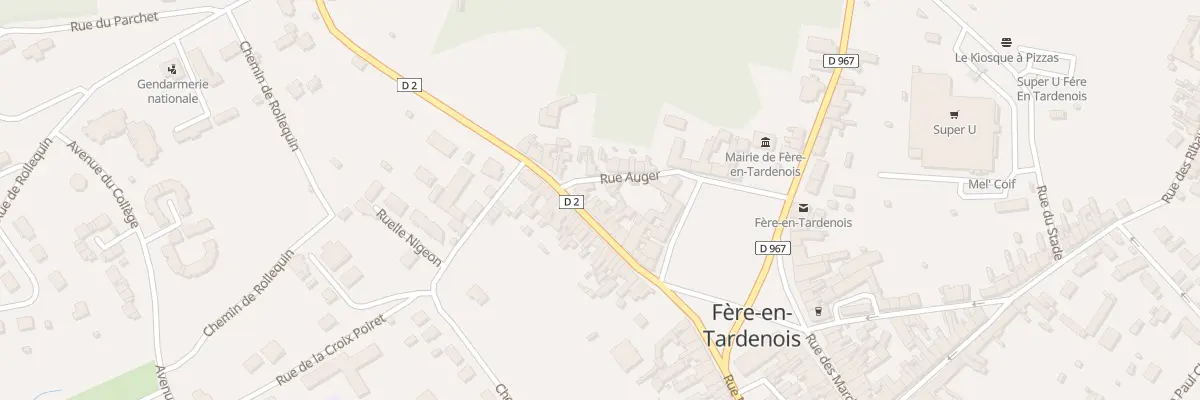 Plan du 20 Rue Debarle à Fère-en-Tardenois