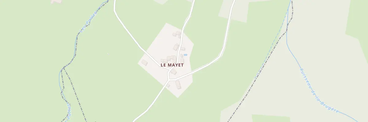 Plan du 5178 Le Mayet à Domaize