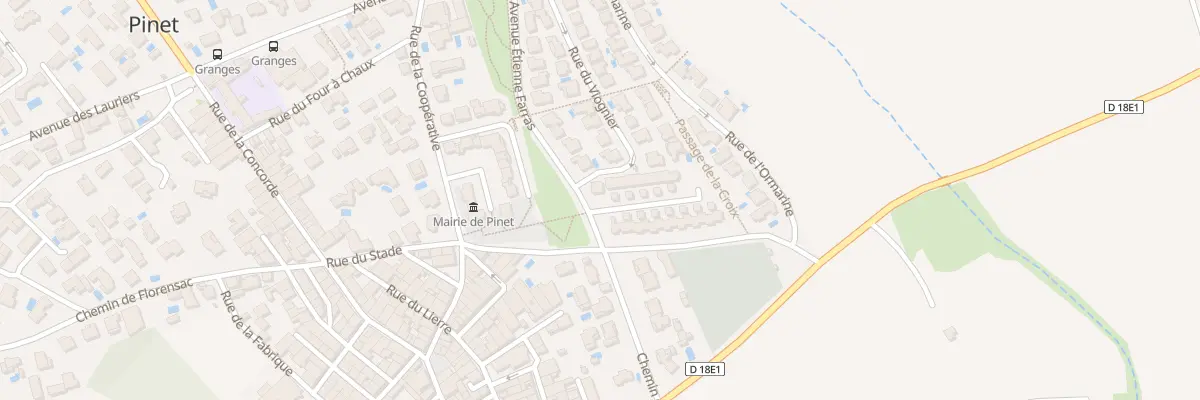 Plan du 1 Rue du Viognier à Pinet