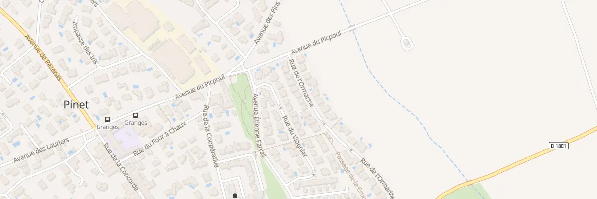 Plan du 26 Rue de l’Ormarine à Pinet