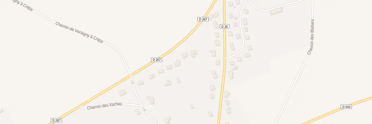 Plan du 36 Rue de Couvron à Crépy