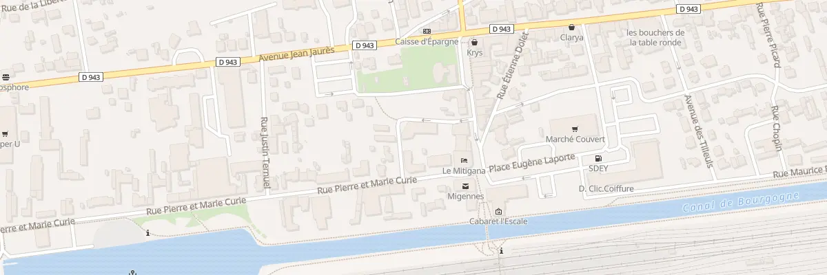 Plan du 7 Rue Léo Ferré à Migennes