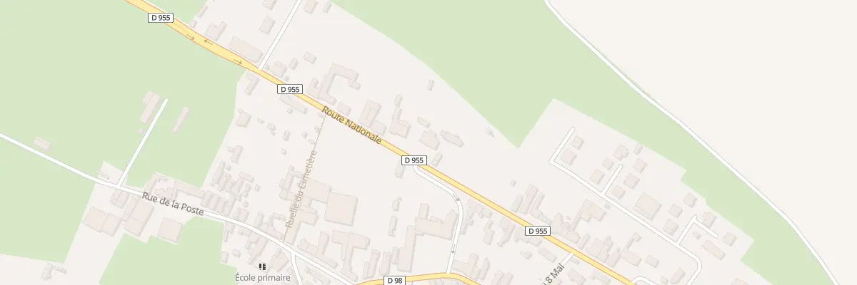Plan du 19 Rte Nationale à Neuvilly