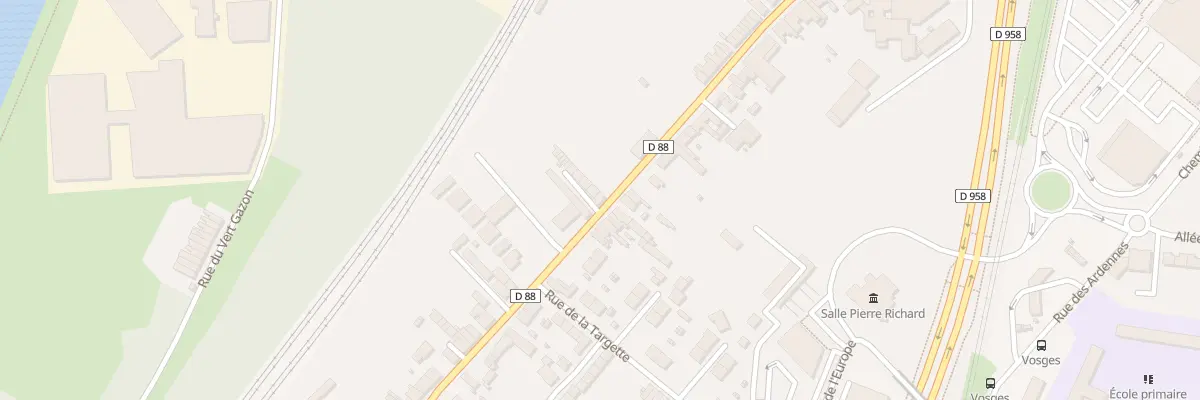 Plan du 52 Av du Faubourg de Cambrai à Valenciennes