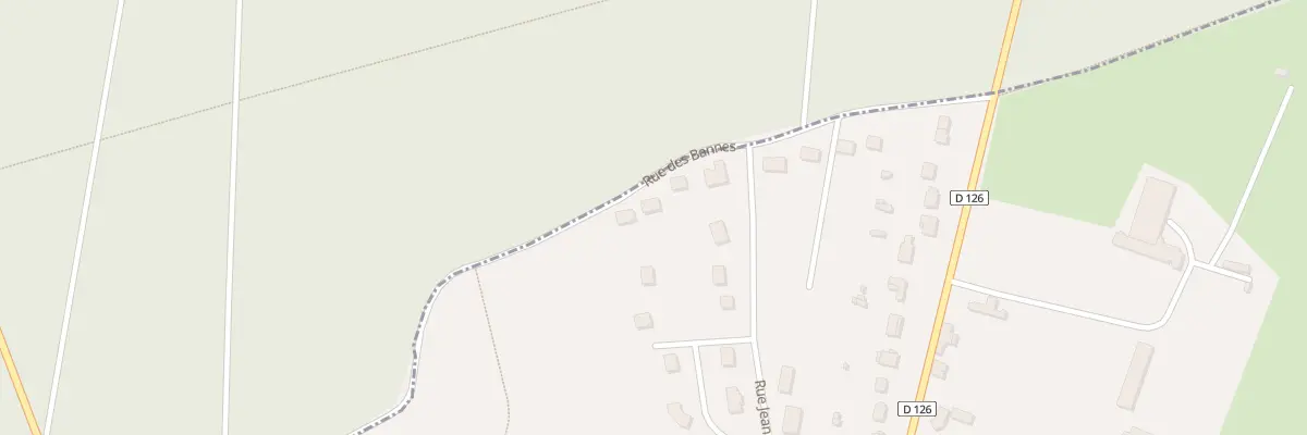 Plan du 32 Rue des Bannes à Villechétive