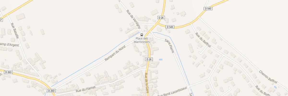 Plan du 27 Rue de la Gare à Crépy