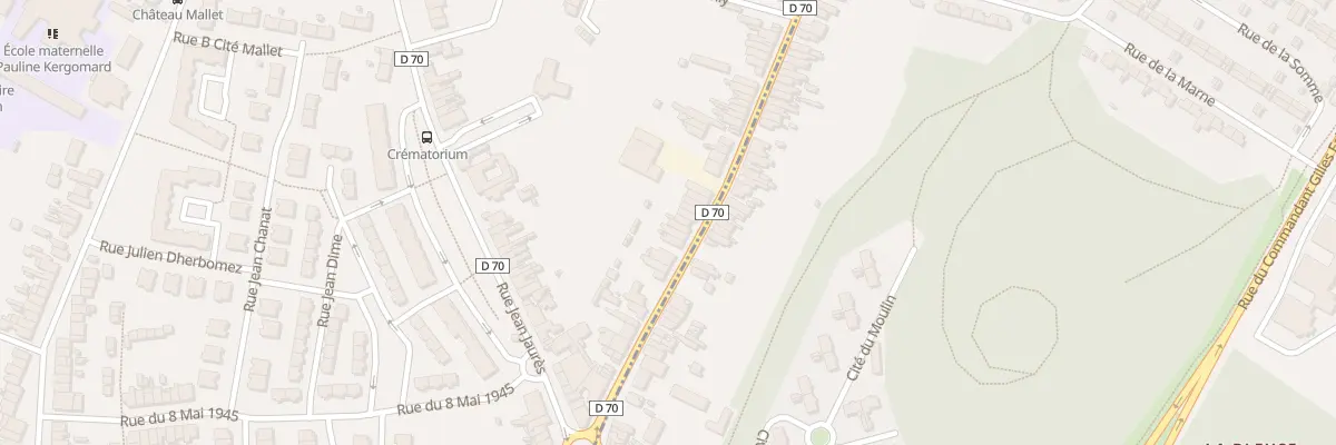 Plan du 26 Rue Roger Salengro à Beuvrages
