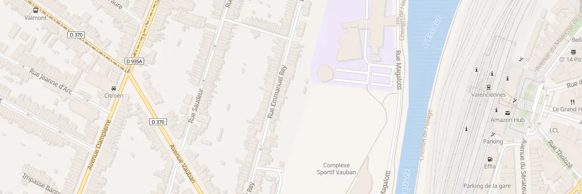Plan du 65 Rue Emmanuel Rey à Valenciennes