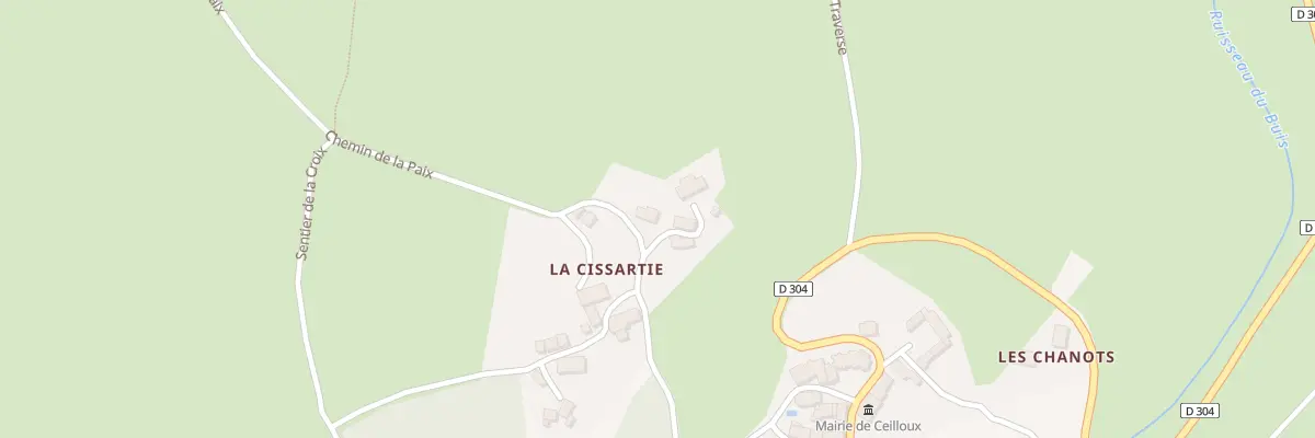 Plan du 5017 La Cissartie à Ceilloux
