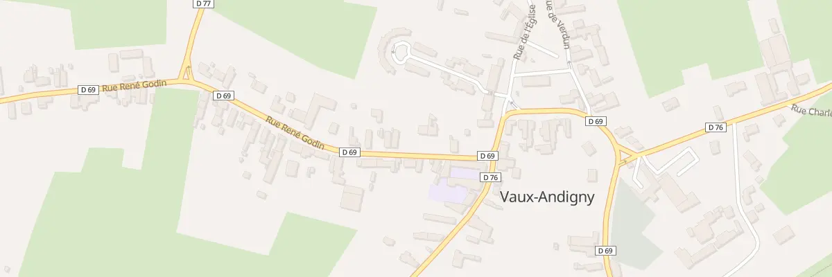 Plan du 5 Rue René Godin à Vaux-Andigny