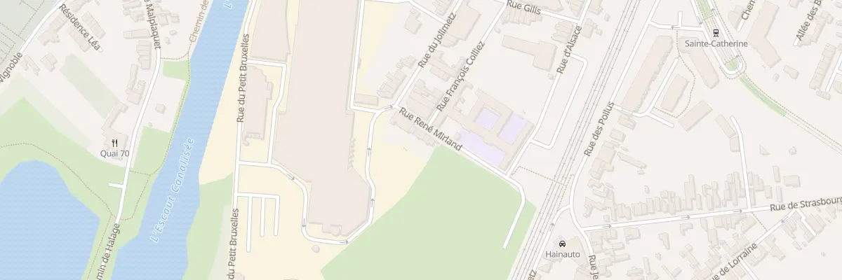 Plan du 8 Rue René Mirland à Valenciennes