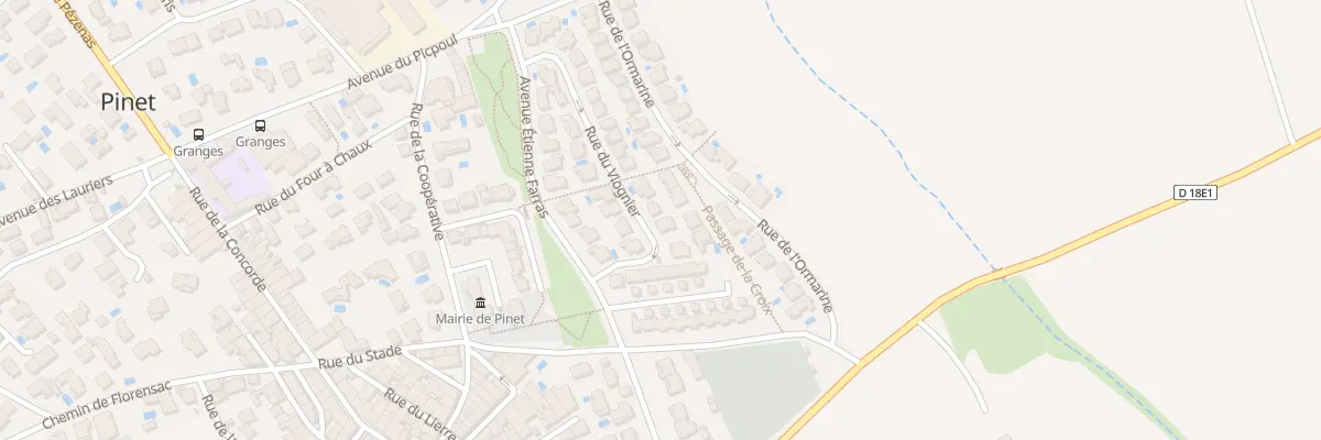 Plan du 7 Rue du Viognier à Pinet